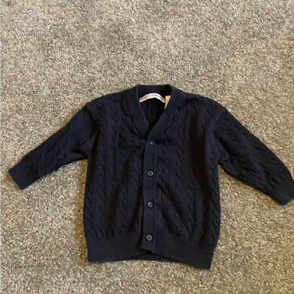 Boy’s button up sweater
